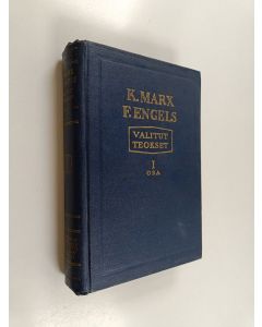 Kirjailijan Karl Marx käytetty kirja Valitut teokset kahdessa osassa 1