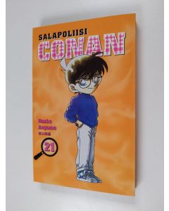 Kirjailijan Gosho Aoyama käytetty kirja Salapoliisi Conan 21 (ERINOMAINEN)