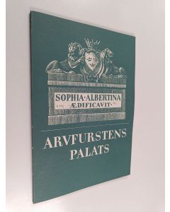 Kirjailijan Carl Hernmarck käytetty kirja Arvfurstens palats