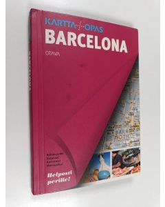 käytetty kirja Barcelona : kartta+opas