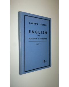 käytetty kirja English for foreign students part II