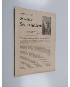 käytetty teos Orimattilan seurakuntakuntalehti : tammikuu 1952