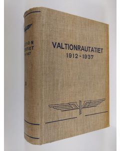 käytetty kirja Valtionrautatiet 1912-1937 2