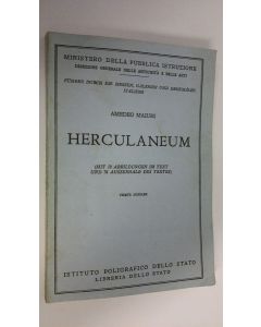 Kirjailijan Amedeo Maiuri käytetty kirja Herculaneum