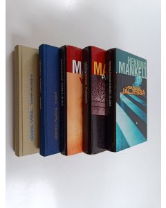 Kirjailijan Henning Mankell käytetty kirja Mankell-paketti (5 -kirjaa) : Askeleen jäljessä ; Palomuuri ; Väärillä jäljillä ; Pyramidi ; Valkoinen naarasleijona