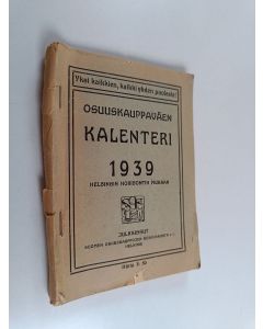 käytetty teos Osuuskauppaväen kalenteri 1939 : Helsingin horisontin mukaan