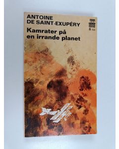 Kirjailijan Antoine de Saint-Exupery käytetty kirja Kamrater på en irrande planet