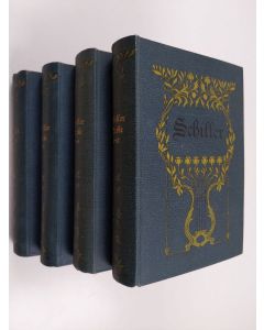 Kirjailijan Friedrich von Schiller käytetty kirja Schillers sämtliche Werke in zwölf Bänden