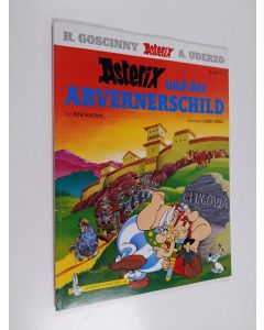 Kirjailijan R. Goscinny käytetty kirja Asterix und der arvernerschild