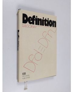Kirjailijan D. P. Gorsky käytetty kirja Definition (Logico-Methodological Problems)