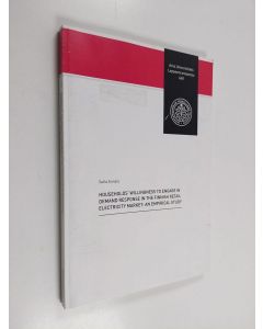 Kirjailijan Salla Annala käytetty kirja Households' Willingness to Engage in Demands Response in the Finnish Retail Electricity Market: An Empirical Study