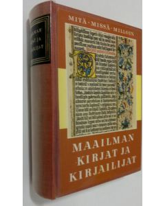 Tekijän Tuomas Anhava  käytetty kirja Maailman kirjat ja kirjailijat