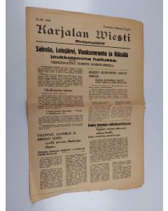 käytetty teos Karjalan Viesti : rintamalehti nro 49 (21.8.1941)