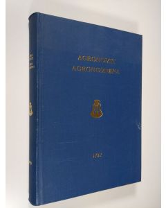 käytetty kirja Agronomit sekä elintarvike-, kotitalous- ja maatalousalojen maatalous- ja metsätieteiden kandidaatit = Agronomerna samt agronomie- och forstkandidaterna inom livsmedels-, hemhushållnings- och lantbruksbranscherna : 1980