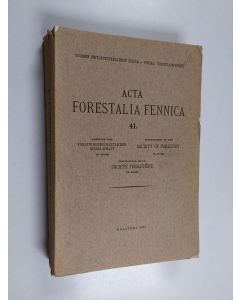 käytetty kirja Acta Forestalia Fennica 41