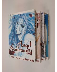 Kirjailijan Kaori Yuki käytetty kirja Angel sanctuary. Vol. 1-5 (Numero 4 puuttuu)