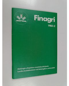 käytetty teos Finagri 1983 : maatalous-, elintarvike-, kotitalous- ja ympäristöalojen kirjallisuutta = bibliografi över lantbruks-, livsmedels-, hemhushållnings- och miljövårdslitteratur