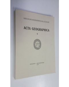 käytetty kirja Acta geographica 9
