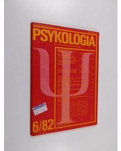 käytetty teos Psykologia 6/82