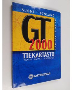 käytetty kirja GT tiekartasto 2000 : Suomi = Finland