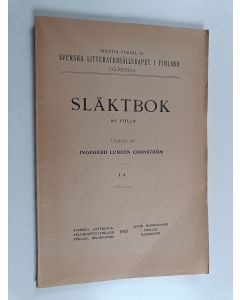 käytetty kirja Släktbok ny följd 1:4 1955