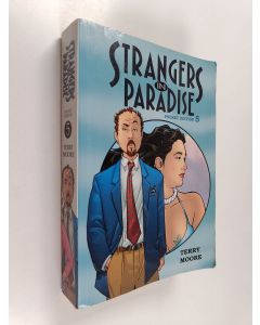 Kirjailijan Terry Moore käytetty kirja Strangers in paradise. Pocket edition 5