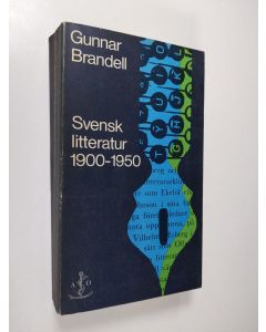 Kirjailijan Gunnar Brandell käytetty kirja Svensk litteratur 1900-1950