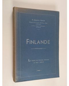 Kirjailijan P. Grosfils-Berger käytetty kirja Finlande - les timbres des premières émissions de 1856 à 1889-95
