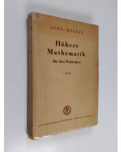 Kirjailijan H. A. Lorentz käytetty kirja Höhere Mathematik für den Praktiker : an Stelle einer 6. Auflage des Lehrbuchs der Differential- und Integralrechnung