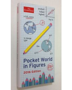 käytetty kirja The Economist: Pocket World in Figures 2016 (ERINOMAINEN)