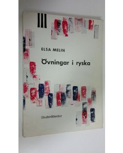 Kirjailijan Elsa Melin käytetty kirja Övningar i ryska