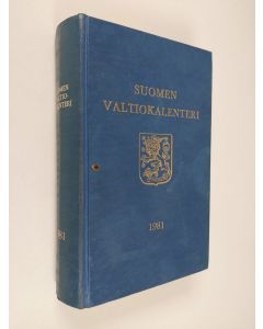 käytetty kirja Suomen valtiokalenteri 1981