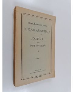 käytetty kirja Suomalais-ugrilaisen seuran aikakauskirja 61 = Journal de la societe finno-ougrienne 61