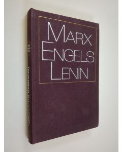 Kirjailijan Karl Marx käytetty kirja Dialektisesta materialismista