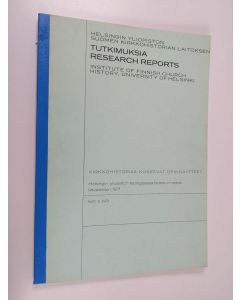 Kirjailijan Liisa Isi-Hirvelä käytetty kirja Kirkkohistoriaa koskevat opinnäytteet Helsingin yliopiston teologisessa tiedekunnassa kevääseen 1971