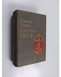 käytetty kirja Finlands statskalender för året 1908