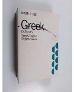 Kirjailijan P. Nathanail käytetty kirja Greek dictionary : Greek-English and English-Greek Pocket dictionary