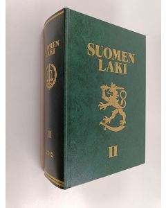 käytetty kirja Suomen laki 2 2012