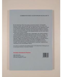 Kirjailijan György Kovács käytetty kirja Joseph A. Schumpeter's Theory of Social and Economic Evolution : A Reconstruction and Critique