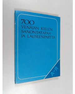 Kirjailijan N. M. Sanskij käytetty kirja 700 venäjän kielen sanontatapaa ja lauseenpartta