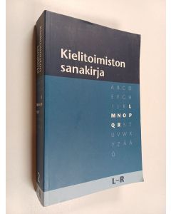 käytetty kirja Kielitoimiston sanakirja 2. osa : L-R