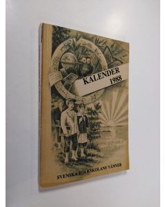 käytetty kirja Svenska folkskolans vänners kalender 1988