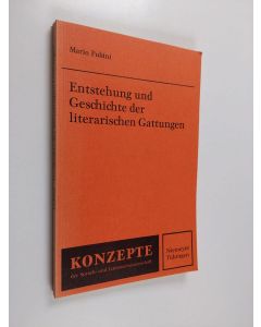 Kirjailijan Mario Fubini käytetty kirja Entstehung und Geschichte der literarischen Gattungen