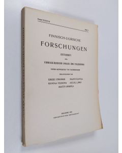 käytetty kirja Finnisch-ugrische Forschungen XXXVII,1