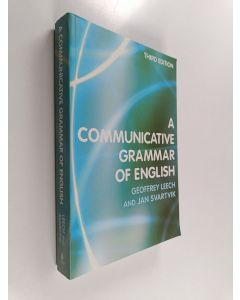 Kirjailijan Geoffrey Leech käytetty kirja A communicative grammar of English