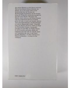 Kirjailijan Helmut Schmidt käytetty kirja Menschen und Mächte
