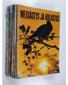 käytetty teos Metsästys ja kalastus vuosikerta 1972 (nrot 1-12)