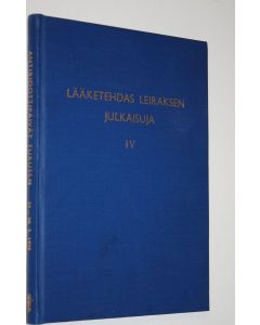 käytetty kirja Lääketehdas Leiraksen julkaisuja 4 : Antibioottipäivät Turussa 29.-30.5.1959