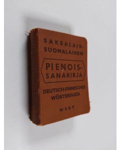 Kirjailijan W. O. Renkonen & E. Renkonen käytetty kirja Saksalais-suomalainen pienoissanakirja
