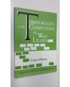 Kirjailijan Lennart Edsman käytetty kirja Territoriality and Competition in Wall Lizards